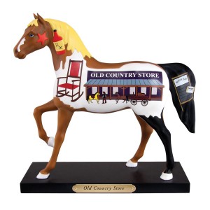 Old Country Store pony, Denise Brown art chosen for Trail of Painted Ponies figurine