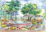 Prescott Park Painting by Denise Brown